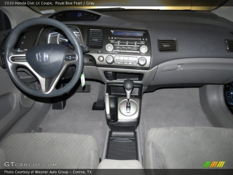 Dashboard of 2010 Civic LX Coupe