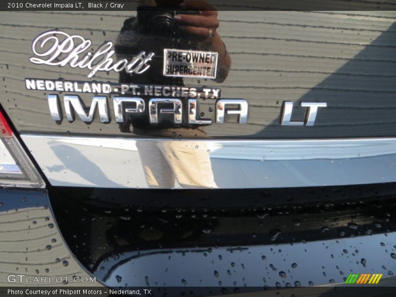 Black / Gray 2010 Chevrolet Impala LT