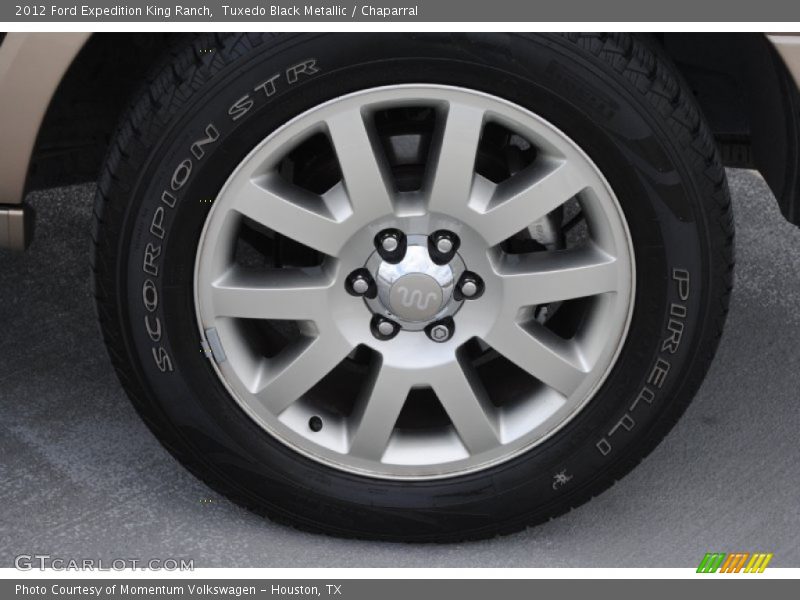 Tuxedo Black Metallic / Chaparral 2012 Ford Expedition King Ranch