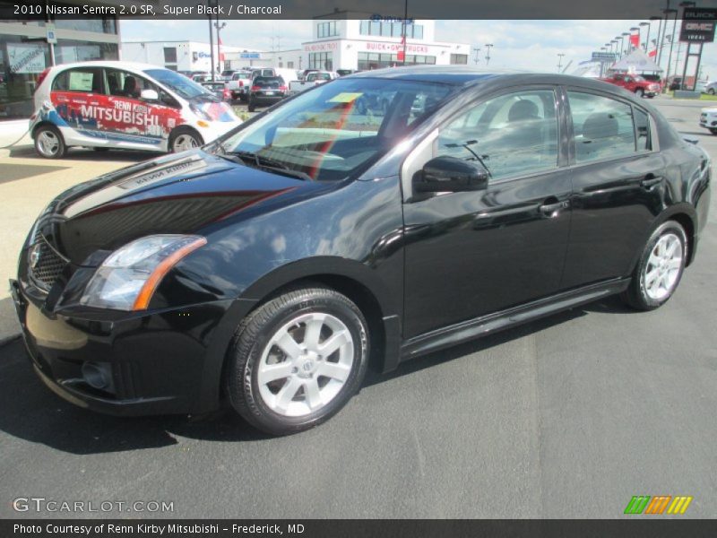 Super Black / Charcoal 2010 Nissan Sentra 2.0 SR