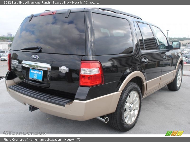 Tuxedo Black Metallic / Chaparral 2012 Ford Expedition King Ranch