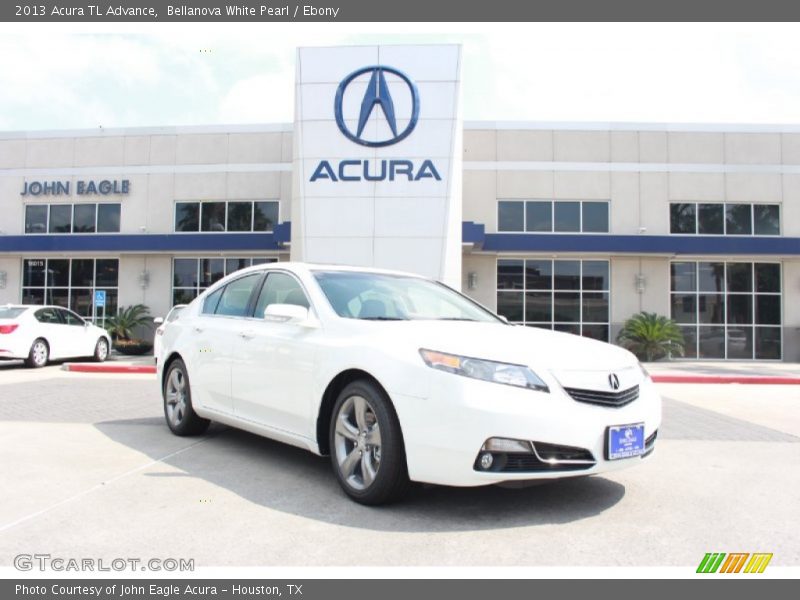 Bellanova White Pearl / Ebony 2013 Acura TL Advance
