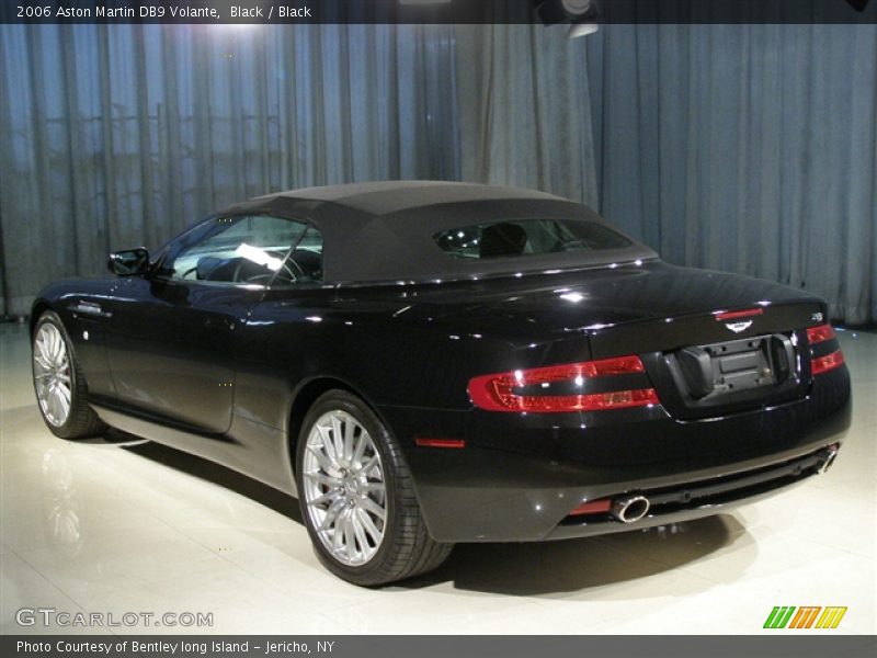 Black / Black 2006 Aston Martin DB9 Volante