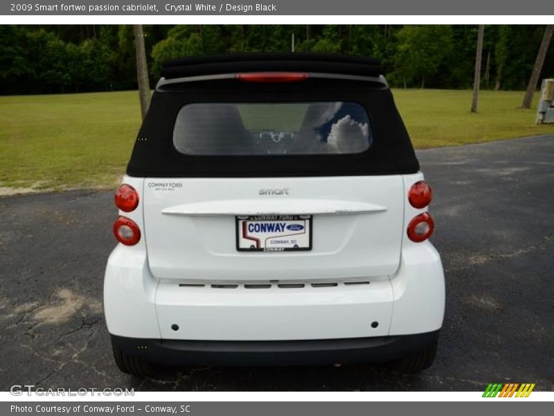 Crystal White / Design Black 2009 Smart fortwo passion cabriolet