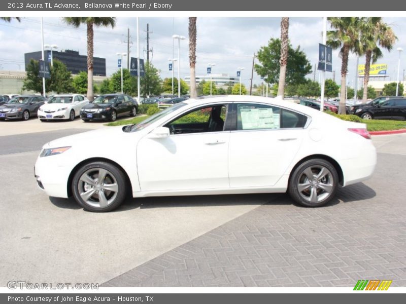 Bellanova White Pearl / Ebony 2013 Acura TL Advance