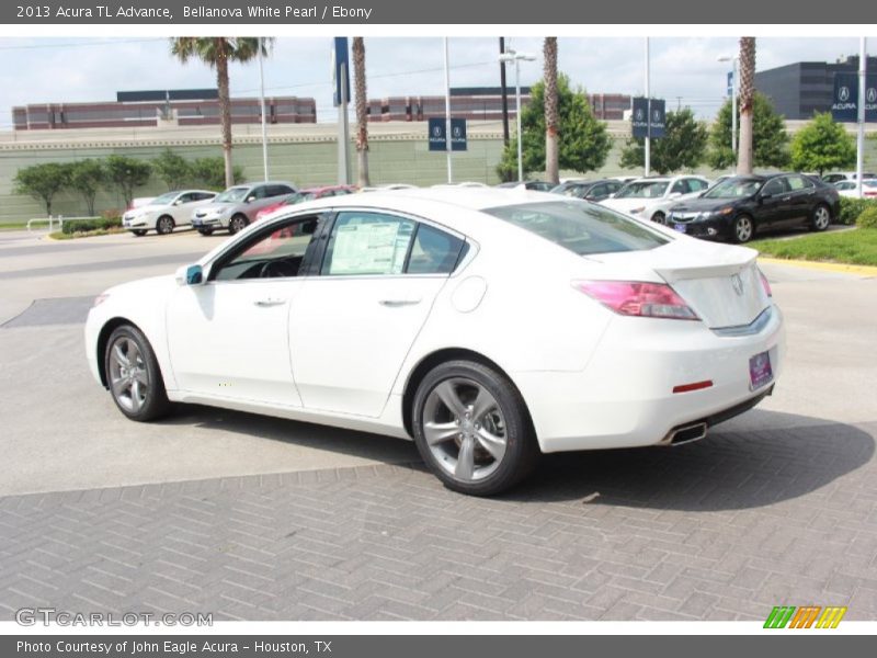 Bellanova White Pearl / Ebony 2013 Acura TL Advance