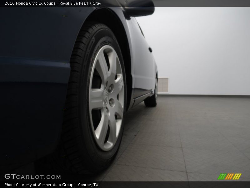 Royal Blue Pearl / Gray 2010 Honda Civic LX Coupe