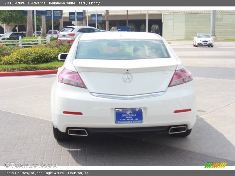 Bellanova White Pearl / Ebony 2013 Acura TL Advance