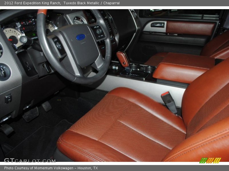 Tuxedo Black Metallic / Chaparral 2012 Ford Expedition King Ranch