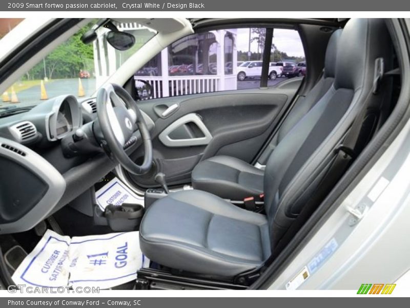 Front Seat of 2009 fortwo passion cabriolet