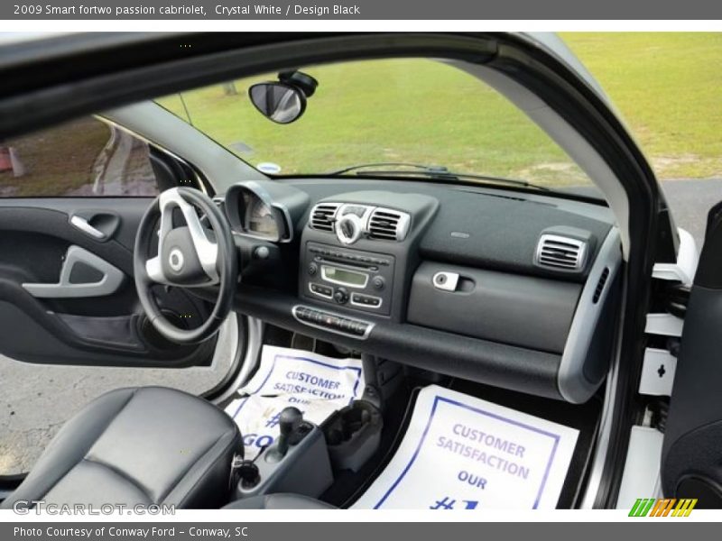 Dashboard of 2009 fortwo passion cabriolet