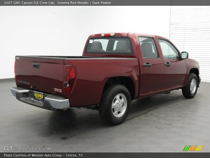 Sonoma Red Metallic / Dark Pewter 2007 GMC Canyon SLE Crew Cab