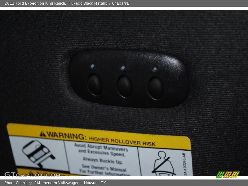 Tuxedo Black Metallic / Chaparral 2012 Ford Expedition King Ranch