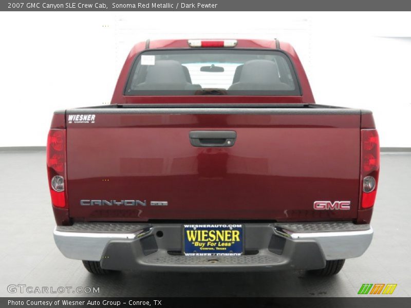 Sonoma Red Metallic / Dark Pewter 2007 GMC Canyon SLE Crew Cab