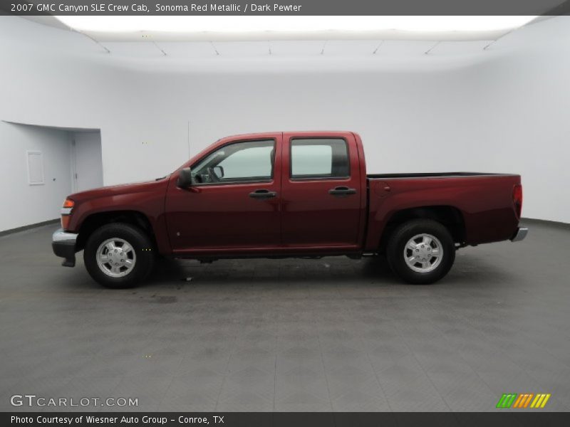 Sonoma Red Metallic / Dark Pewter 2007 GMC Canyon SLE Crew Cab