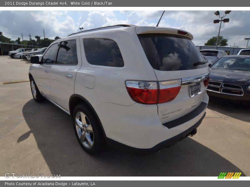 White Gold / Black/Tan 2011 Dodge Durango Citadel 4x4