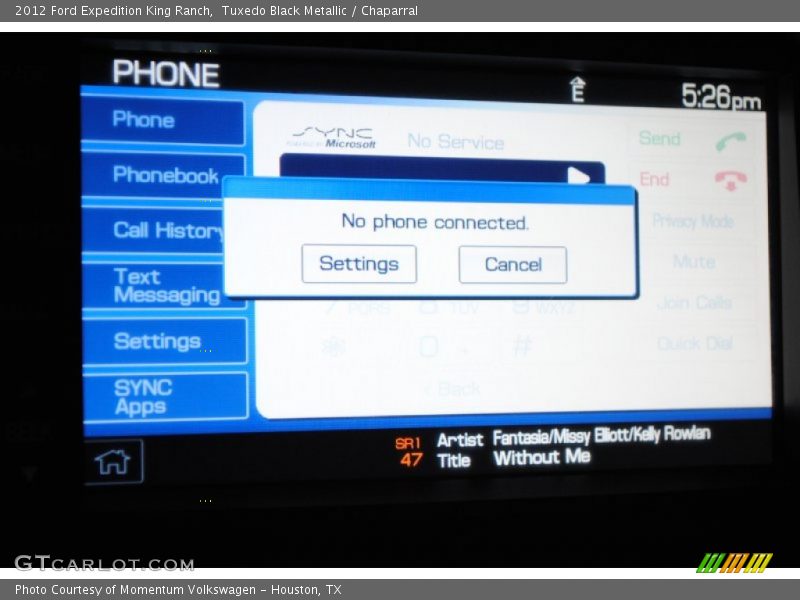 Tuxedo Black Metallic / Chaparral 2012 Ford Expedition King Ranch