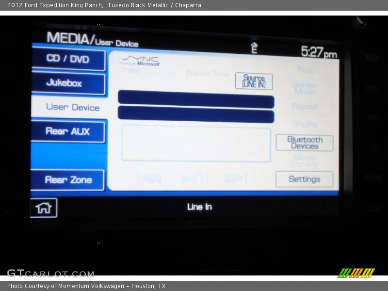 Tuxedo Black Metallic / Chaparral 2012 Ford Expedition King Ranch