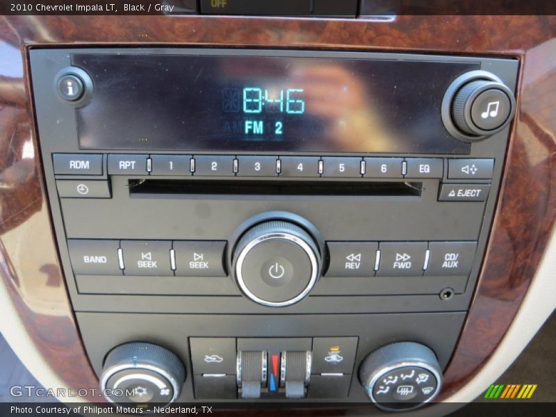 Black / Gray 2010 Chevrolet Impala LT