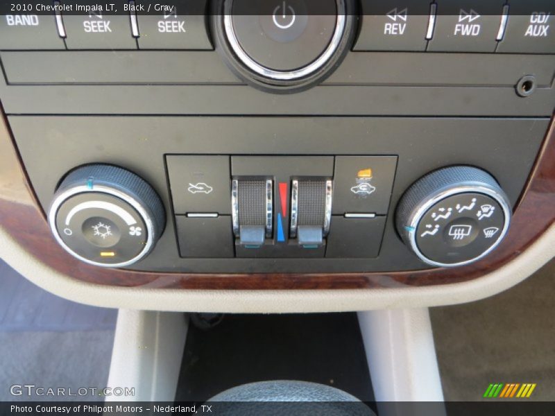 Black / Gray 2010 Chevrolet Impala LT