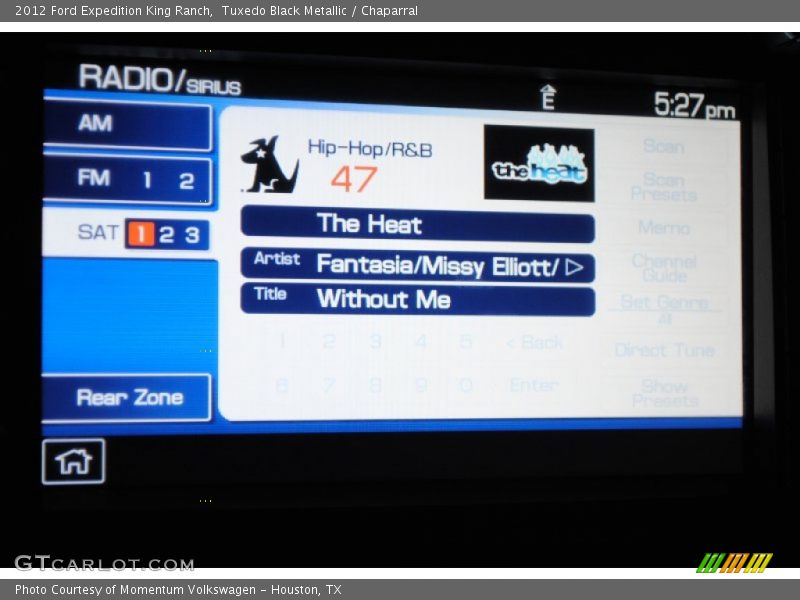 Tuxedo Black Metallic / Chaparral 2012 Ford Expedition King Ranch