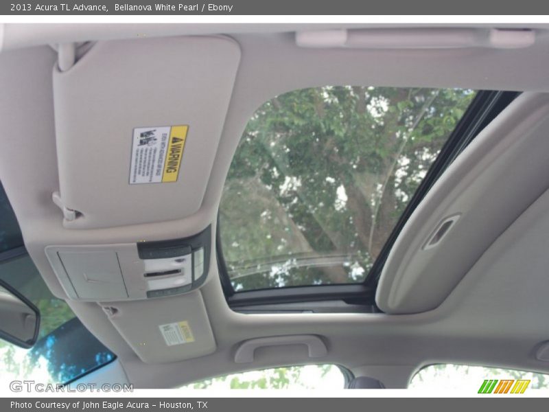 Bellanova White Pearl / Ebony 2013 Acura TL Advance