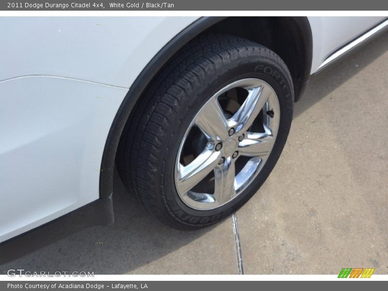 White Gold / Black/Tan 2011 Dodge Durango Citadel 4x4