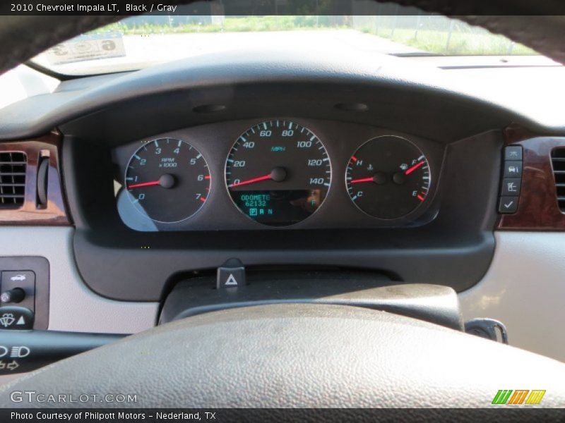 Black / Gray 2010 Chevrolet Impala LT