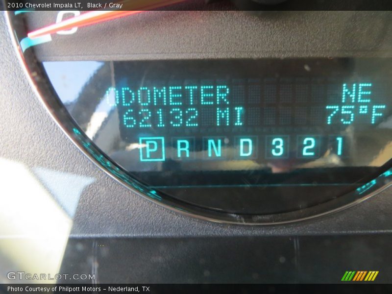 Black / Gray 2010 Chevrolet Impala LT