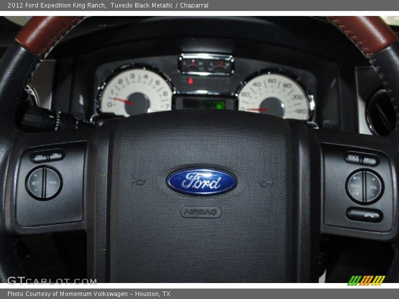 Tuxedo Black Metallic / Chaparral 2012 Ford Expedition King Ranch