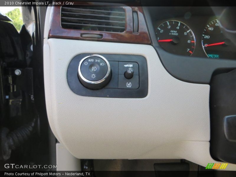 Black / Gray 2010 Chevrolet Impala LT