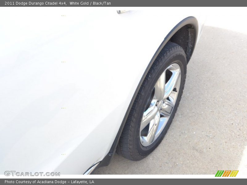White Gold / Black/Tan 2011 Dodge Durango Citadel 4x4