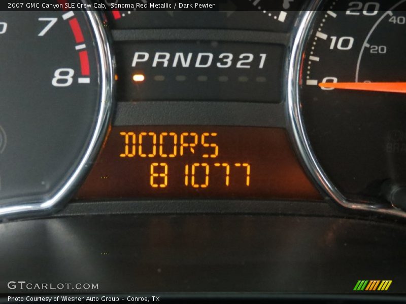 Sonoma Red Metallic / Dark Pewter 2007 GMC Canyon SLE Crew Cab