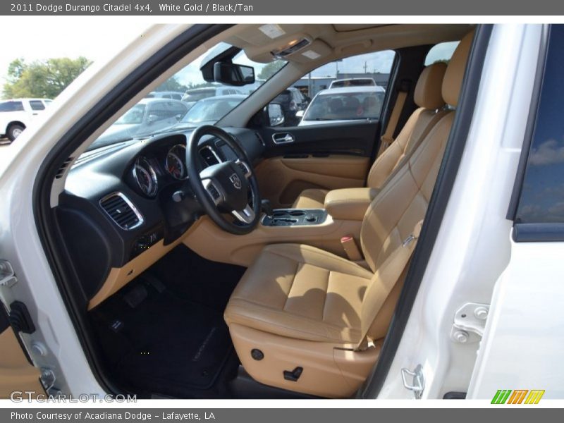 White Gold / Black/Tan 2011 Dodge Durango Citadel 4x4