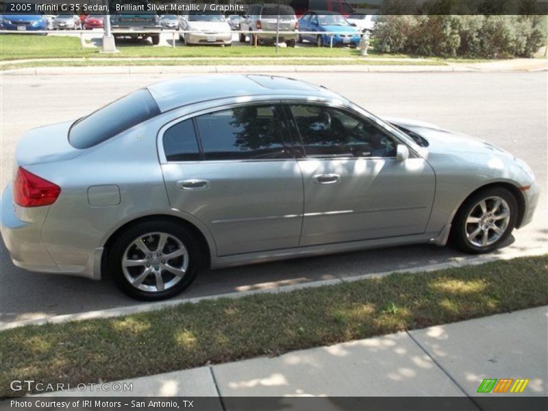 Brilliant Silver Metallic / Graphite 2005 Infiniti G 35 Sedan