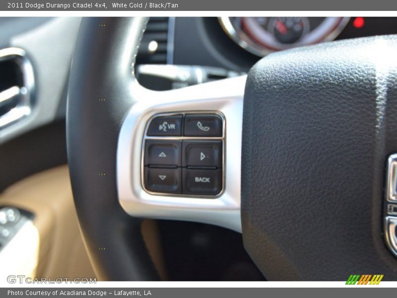 White Gold / Black/Tan 2011 Dodge Durango Citadel 4x4