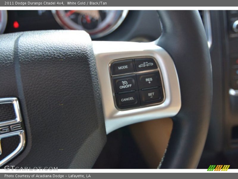 White Gold / Black/Tan 2011 Dodge Durango Citadel 4x4
