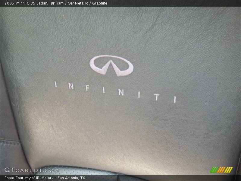Brilliant Silver Metallic / Graphite 2005 Infiniti G 35 Sedan