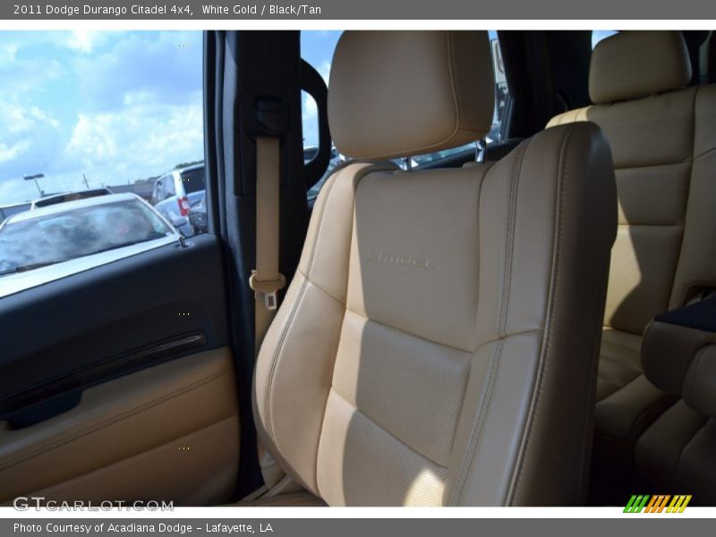 White Gold / Black/Tan 2011 Dodge Durango Citadel 4x4