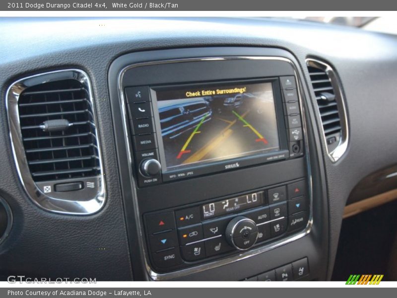White Gold / Black/Tan 2011 Dodge Durango Citadel 4x4