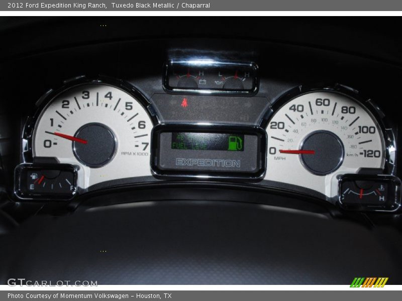 Tuxedo Black Metallic / Chaparral 2012 Ford Expedition King Ranch