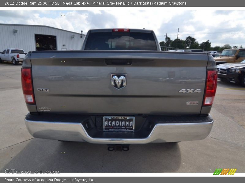 Mineral Gray Metallic / Dark Slate/Medium Graystone 2012 Dodge Ram 2500 HD SLT Mega Cab 4x4