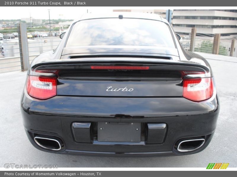 Black / Black 2010 Porsche 911 Turbo Coupe