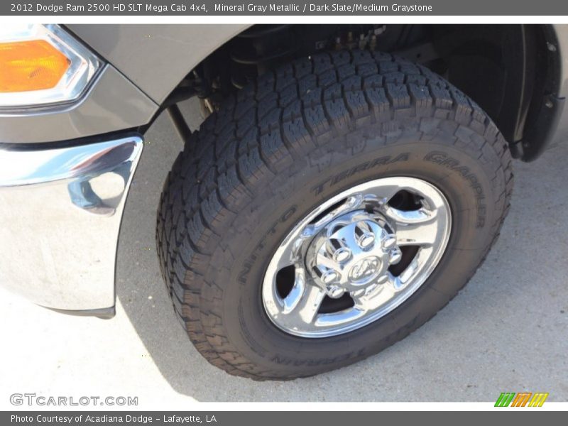 Mineral Gray Metallic / Dark Slate/Medium Graystone 2012 Dodge Ram 2500 HD SLT Mega Cab 4x4