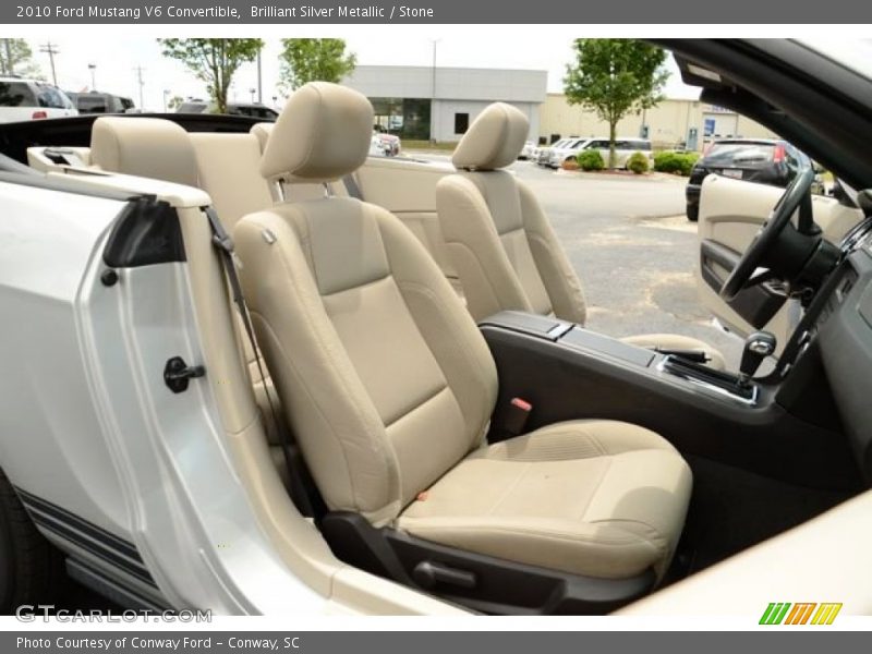 Front Seat of 2010 Mustang V6 Convertible