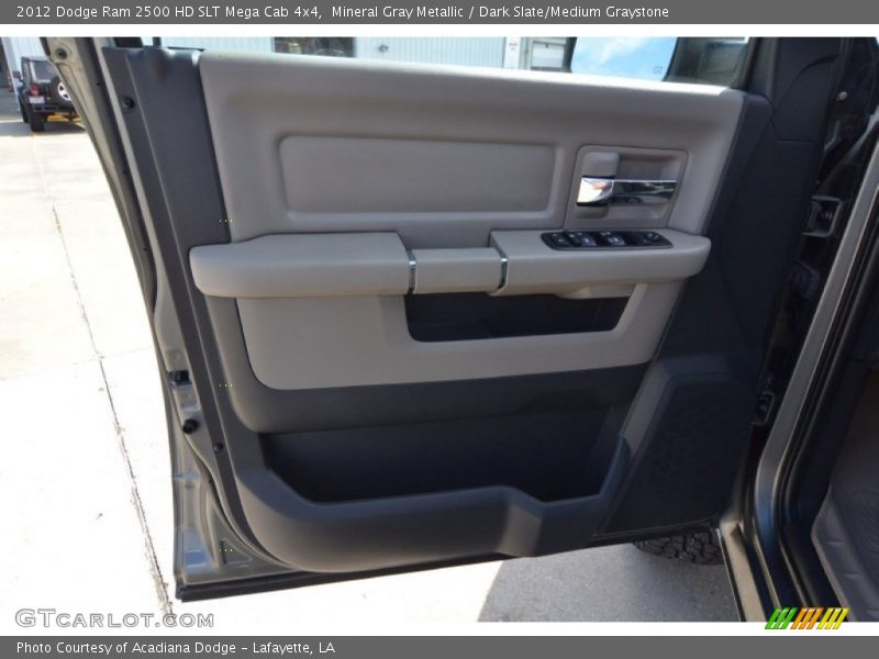 Mineral Gray Metallic / Dark Slate/Medium Graystone 2012 Dodge Ram 2500 HD SLT Mega Cab 4x4
