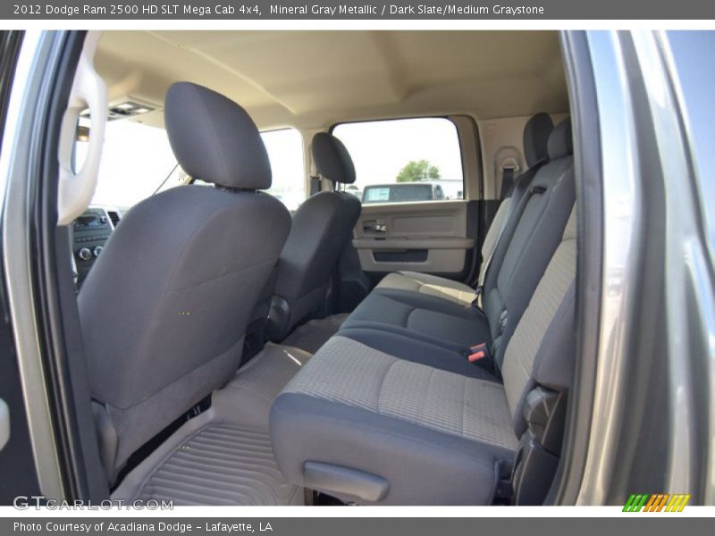 Rear Seat of 2012 Ram 2500 HD SLT Mega Cab 4x4