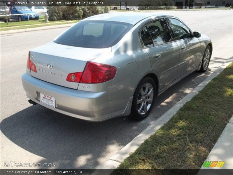 Brilliant Silver Metallic / Graphite 2005 Infiniti G 35 Sedan