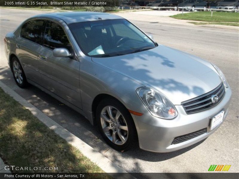 Brilliant Silver Metallic / Graphite 2005 Infiniti G 35 Sedan