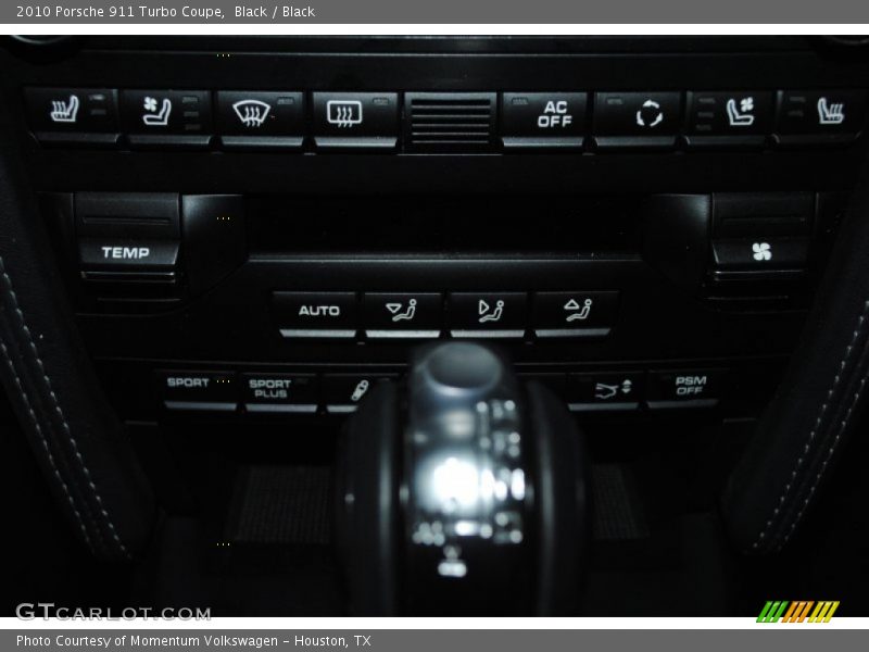 Black / Black 2010 Porsche 911 Turbo Coupe